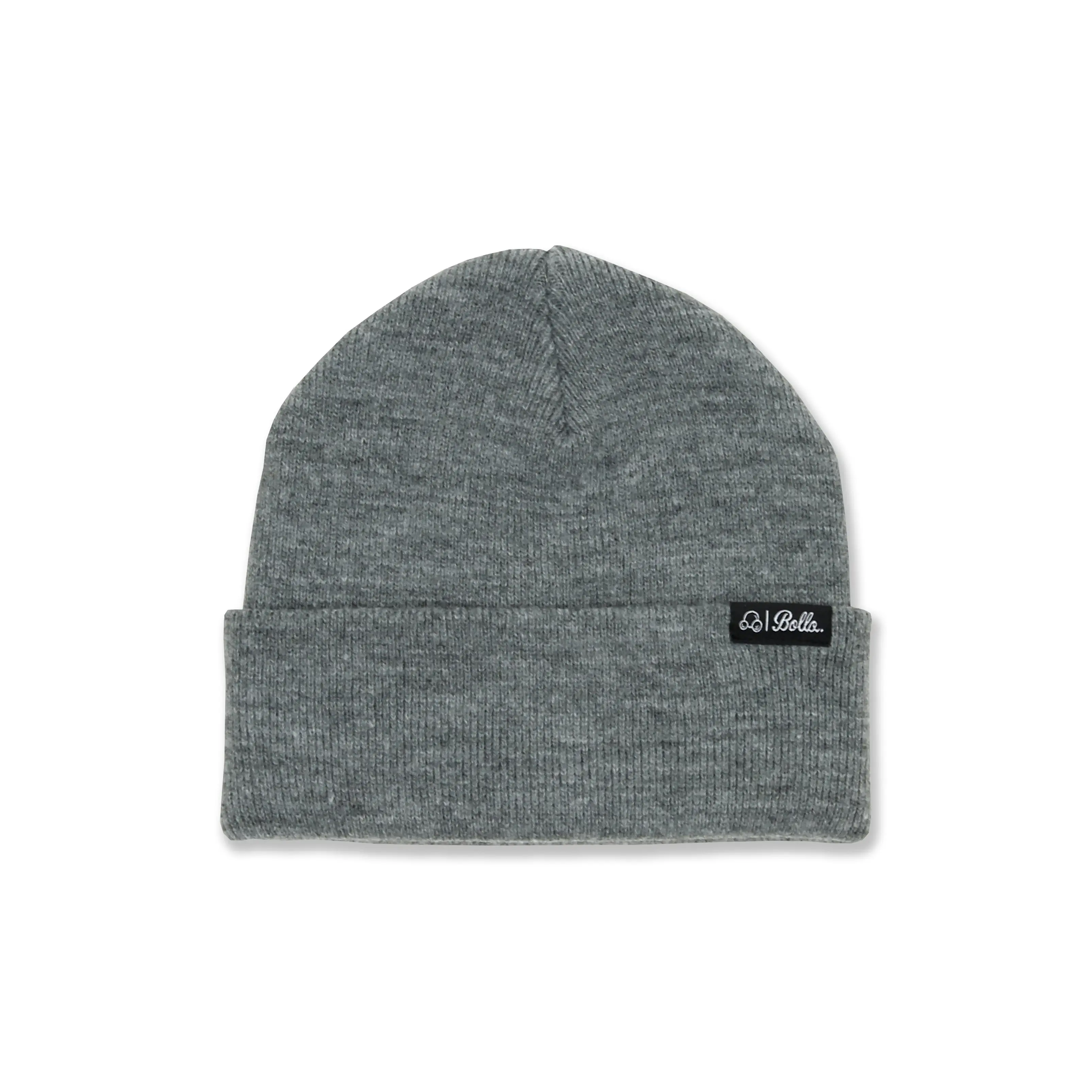 DAILY FOLD BEANIE - HEATHER GREY