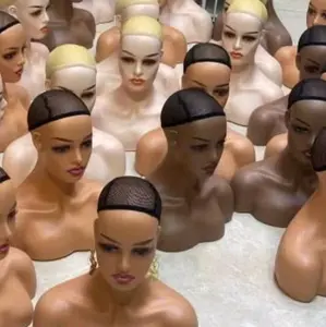 New arrival Female jewelry ring Display mannequin realistic Mannequin head with shoulder