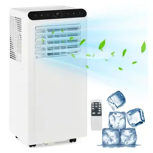 Portable Air Conditioner, 8000 BTU 3-in-1 AC Unit with Cooling Dehumidifier Fan, Up to 350 Sq ft Room Cooler, Quiet Operation 24H Timer Remote Control Window Kit