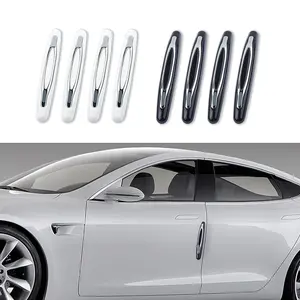 4PCS Car Door Edge Guards,Anti-Scratch Car Door Protector Trim Strip with Self Adhesive for Car Decor,Universal Exterior Car Accessories Door Guards for Cars Trucks SUVs