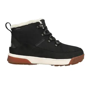 The North Face Womens Sierra Mid Lace Waterproof Winter Casual Boots Ankle - Black
