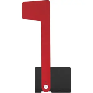 Professional Multi-Directional Mailbox Flag, Galvanized Steel Mailbox Replacement Flag Kit, Tool Free Installation, for Wall-Mount and Post-Mount Mailboxes (Heavy Duty Metal Material)