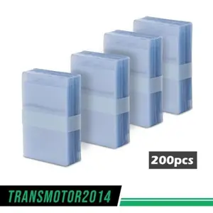 200Pcs Large Semi Rigid Card Holder PSA Grading Submission Holders Upgraded Version
