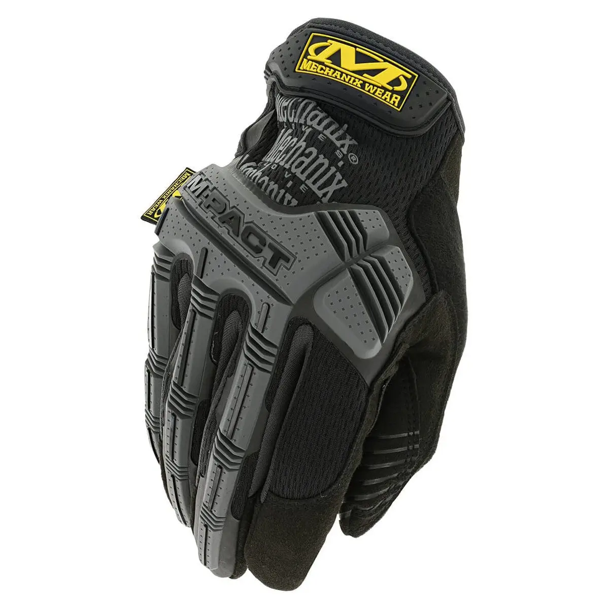 Mechanix MPT-58 M-Pact Bump Protection Safety Work Gloves, Black/Gray - EN 13594 Impact Guard, Synthetic Leather, D3O Palm Padding, Armortex Palm Reinforcement - Absorbs Blunt Force Impact, Form-Fitting - Construction, Heavy Equipment Operation Use, Diy H