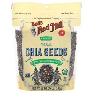 Bob's Red Mill Organic Chia Seeds, Whole , 12 oz (340 g)