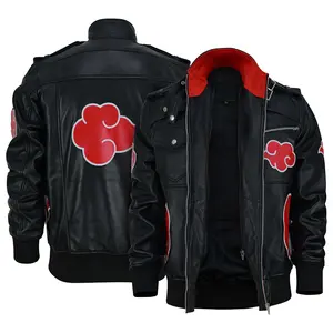 Akatsuki Uchiha Itachi Cloak for Adult Long Black Jacket Capes Halloween Carnival Cosplay Costume Akatsuki Cloak Itachi Uchiha Cosplay Jacket | Naruto Anime Jacket | Black Red Cloud Jacket | Mens Ninja Costume | Cosplay Jacket