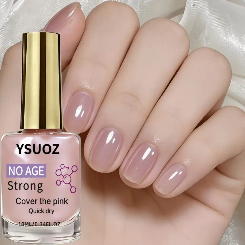 10ML Keratin Nail Strengthener, Repairs Weak Nails, Long-Lasting Shine, Smooth Application, Natural Jelly Color, Nutritious Healthy Nails, Nail Care, Nail Repair Solution