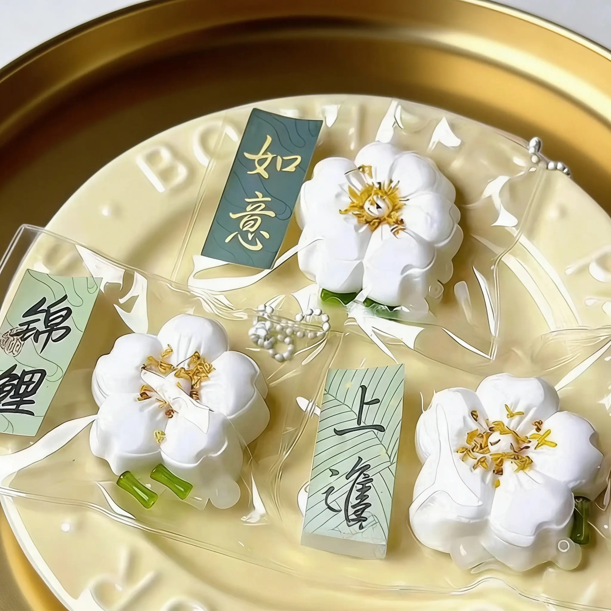 Mini Osmanthus Cake white