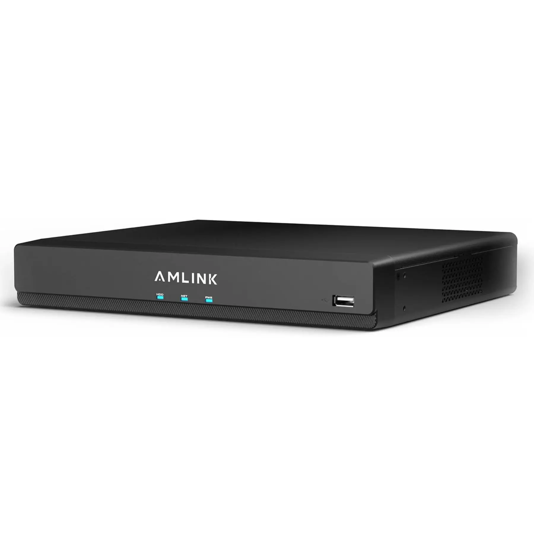 AMLINK 12MP 8CH PoE NVR, ALN-4108E AI Network Video Recorder with Human/Vehicle Detection, 8-Port PoE, Supports 8 x 12MP Security Cameras & Up to 20TB HDD Storage