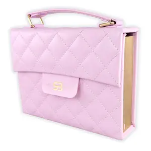 Elegant Pink Quilted Handbag for Ladies - Stylish and Functional Design - Perfect for Everyday Use