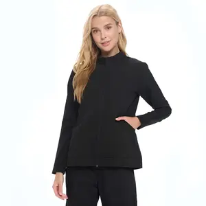 Natural Uniforms Women’s Ultra Soft Front Zip Warm-Up Scrub Jacket