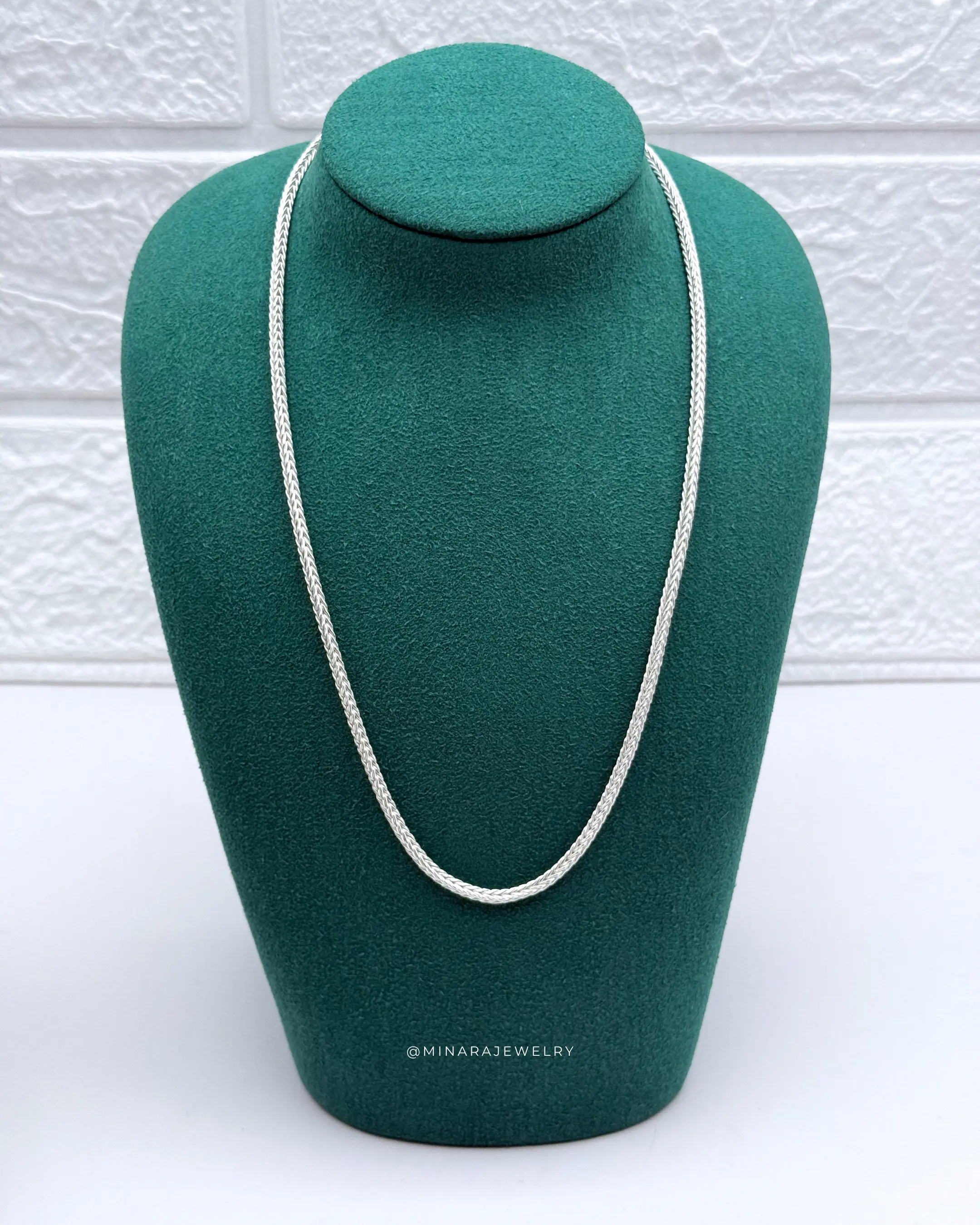 MINARA 950 Silver ''ESPIGA'' Chain 2.2mm Elegant and Durable Design