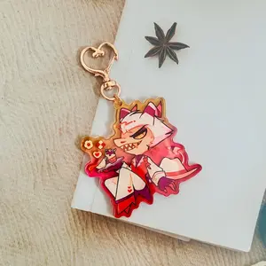 Helluva Boss Acrylic Keychains : Striker Cafe