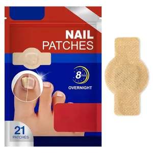 21pcs Invisible Nail Care Patches for Toenails, Long-Lasting Hydrogel Nail Conditioning Patches, Easy to Use, Comfortable Fit, Daily Nail Care Stickers