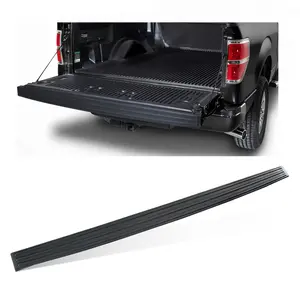 Single-Piece ABS Plastic Car Rear Spoiler - Styleside Only Rear Tailgate Moulding Top Protector, Black, Paint Optional, Fit for 2009-2014 Ford F150 Truck