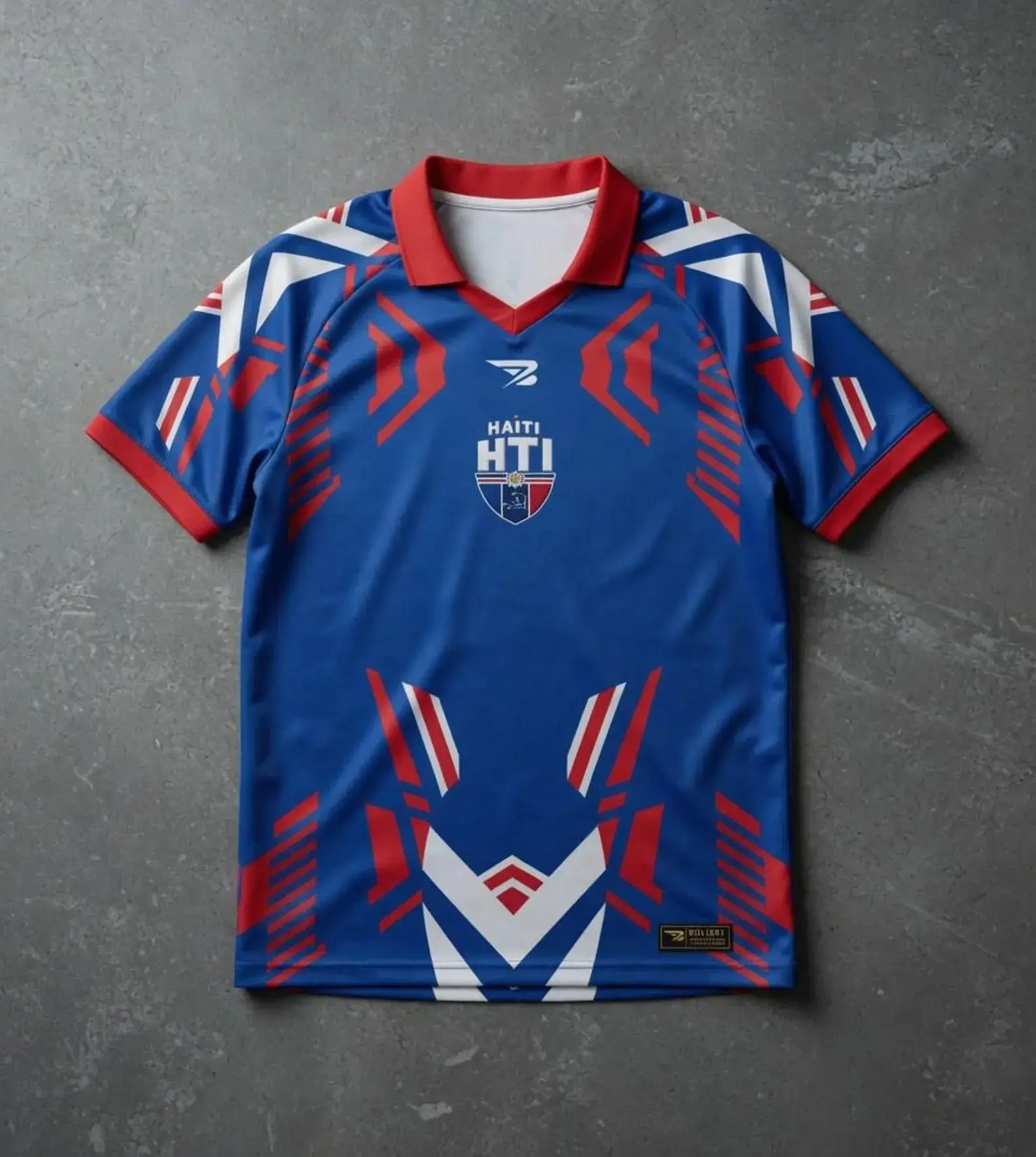 Haiti Exclusive Soccer Jersey – Premium Sublimation Football Shirt, Haitian Fan Jersey, Caribbean Pride Sports Apparel, Athletic Soccer Tee, Independent Brand Design, Gift for Football Fans