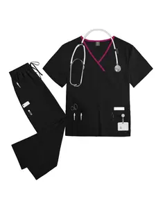 Pet Hospital Care Uniform Set Neutral Spa Beauty Workwear Men's Scrub Suit Pet Clinic Doctor Workwear