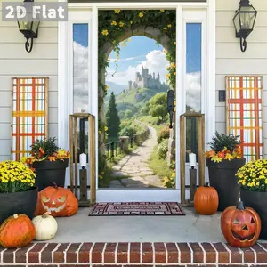 Multisize Self-Adhesive Door Stickers, Removable PVC Wall Decor for Home Decoration, Versatile Wall Stickers for Every Room
