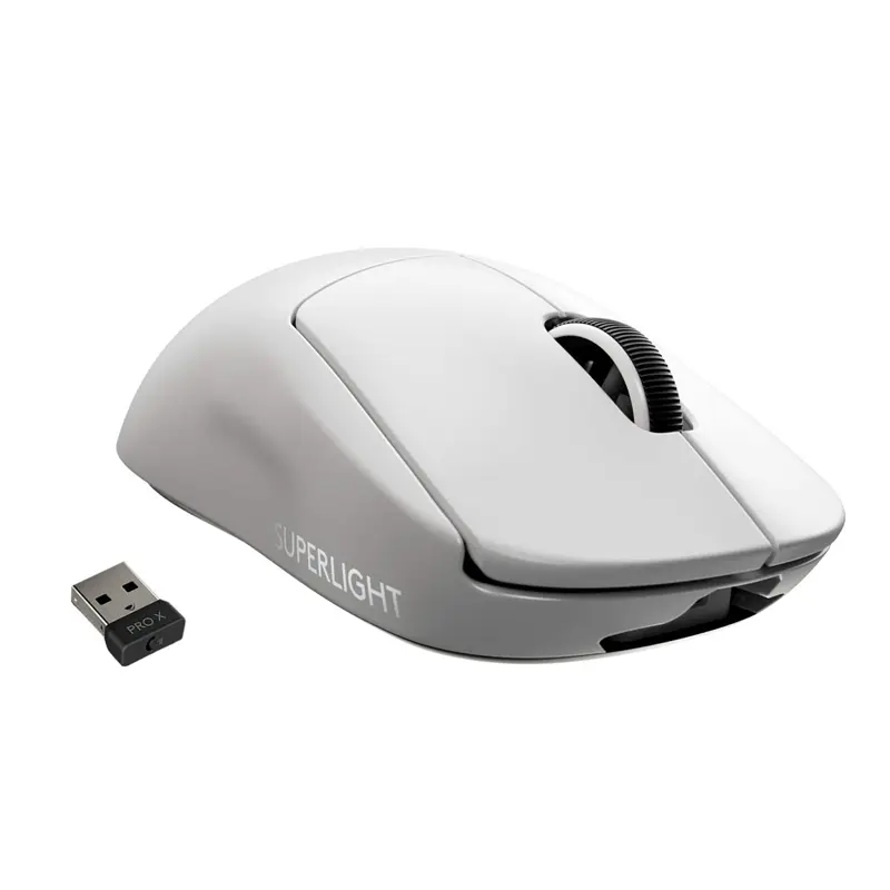 Logitech G Pro X Superlight Wireless Gaming Mouse with Mouse Grips for Enhanced Control and Comfort