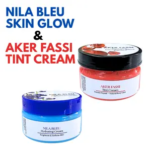 Nila Blue Brightening Cream & Aker Fassi Rosy Tint Cream 100g
