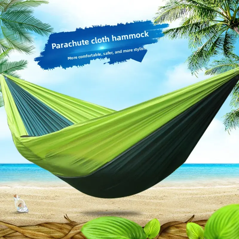 Portable Camping Hammock with Straps and Carabiners Lightweight Outdoor Travel Hammock with Carry Bag for Hiking Backpacking Backyard Indoor Relaxation Hammocks for Adults Kids