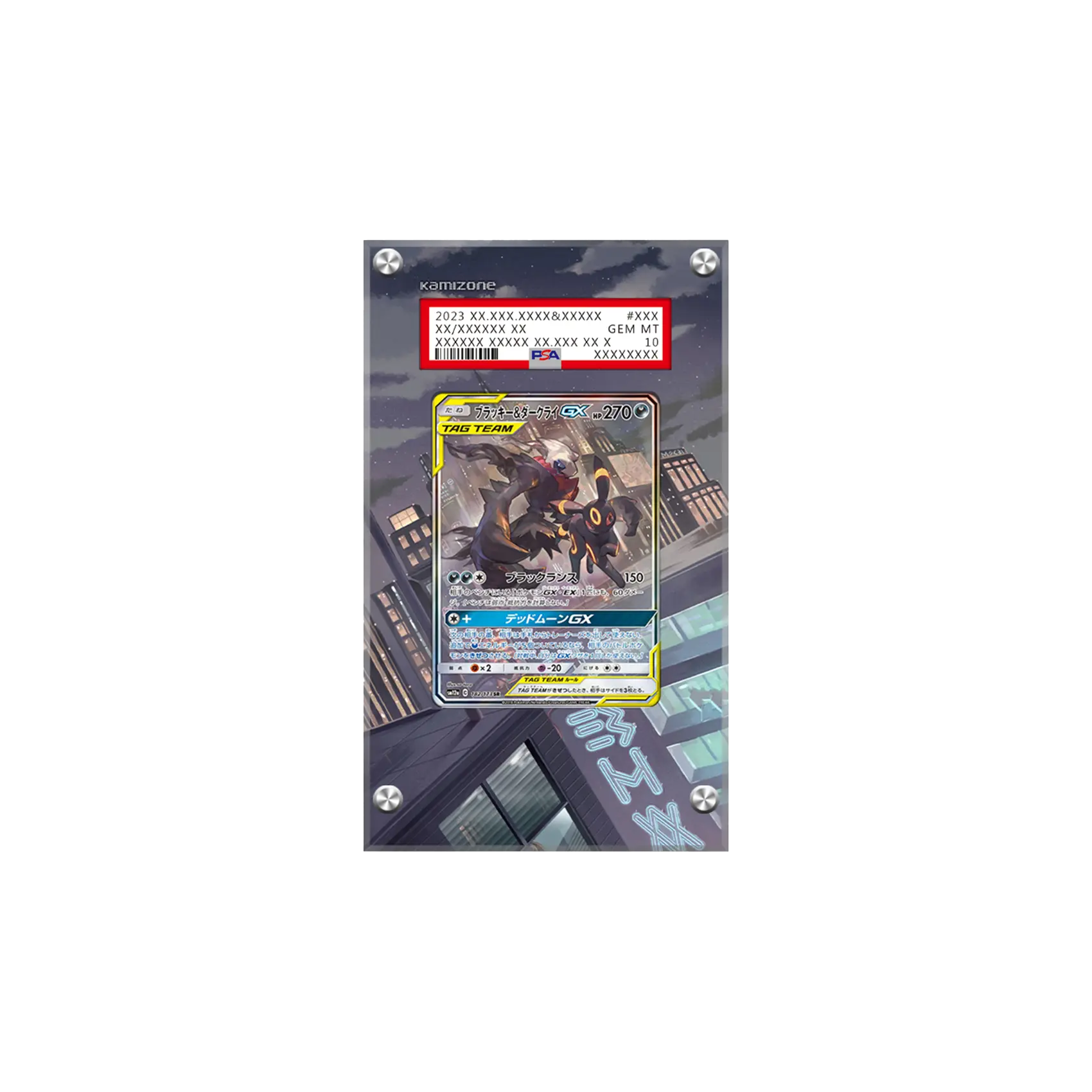 Umbreon & Darkrai GX - Promo - PSA Card Case - TikTok Shop