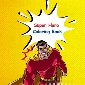 Superhero Coloring Book