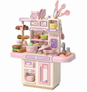 Mini Kids Kitchen Playset with Sound & Light, Cooking Stove & Play Sink - Perfect Pretend Play Toy for Toddlers & Girls Ages 3-5, Fun & Educational Kitchen Accessories!