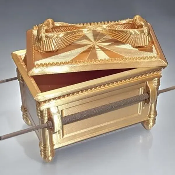 Golden Ark Covenant Inspired Storage Box