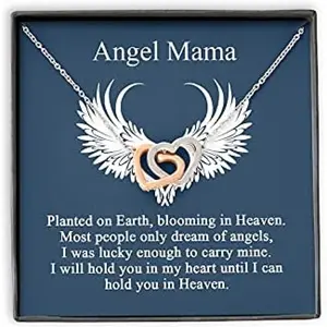 Mama To An Angel Miscarriage Necklace Gift, Angel Baby, Pregnancy Loss Gift, Miscarriage Keepsake, Bereavement Gift, Stillborn Jewelry Gift I was lucky enough to carry mine. Necklace Jewelry With Meaningful Messages Card & Box