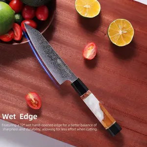 FINDKING 5 Inch Kitchen Utility Knife, Sharp Fruit Paring Knife, Solid & Beautiful Pairing Knife, Small Kitchen Knife for Everyday Cooking & Food Prep