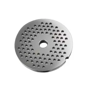 212 MAIN Weston Pragotrade USA Number 8 Meat Grinder, 6mm Stainless Steel Plate, Durable Metal Construction
