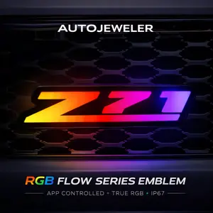 Chevy Z71 LED Grille Emblem Badge (RGB Flow Series)