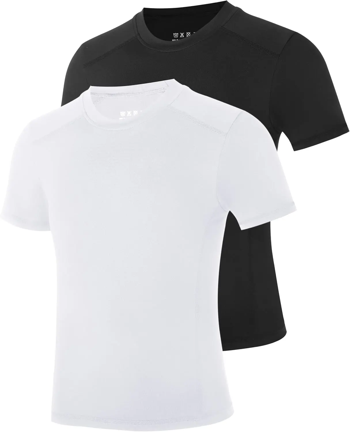 Boys Compression Shirt Short Sleeve, Youth Quick Dry Basketball Football Undershirts, Kids Athletic Sports Base LayerGift.