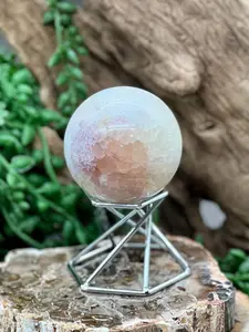 Yellow Calcite Sphere Decor