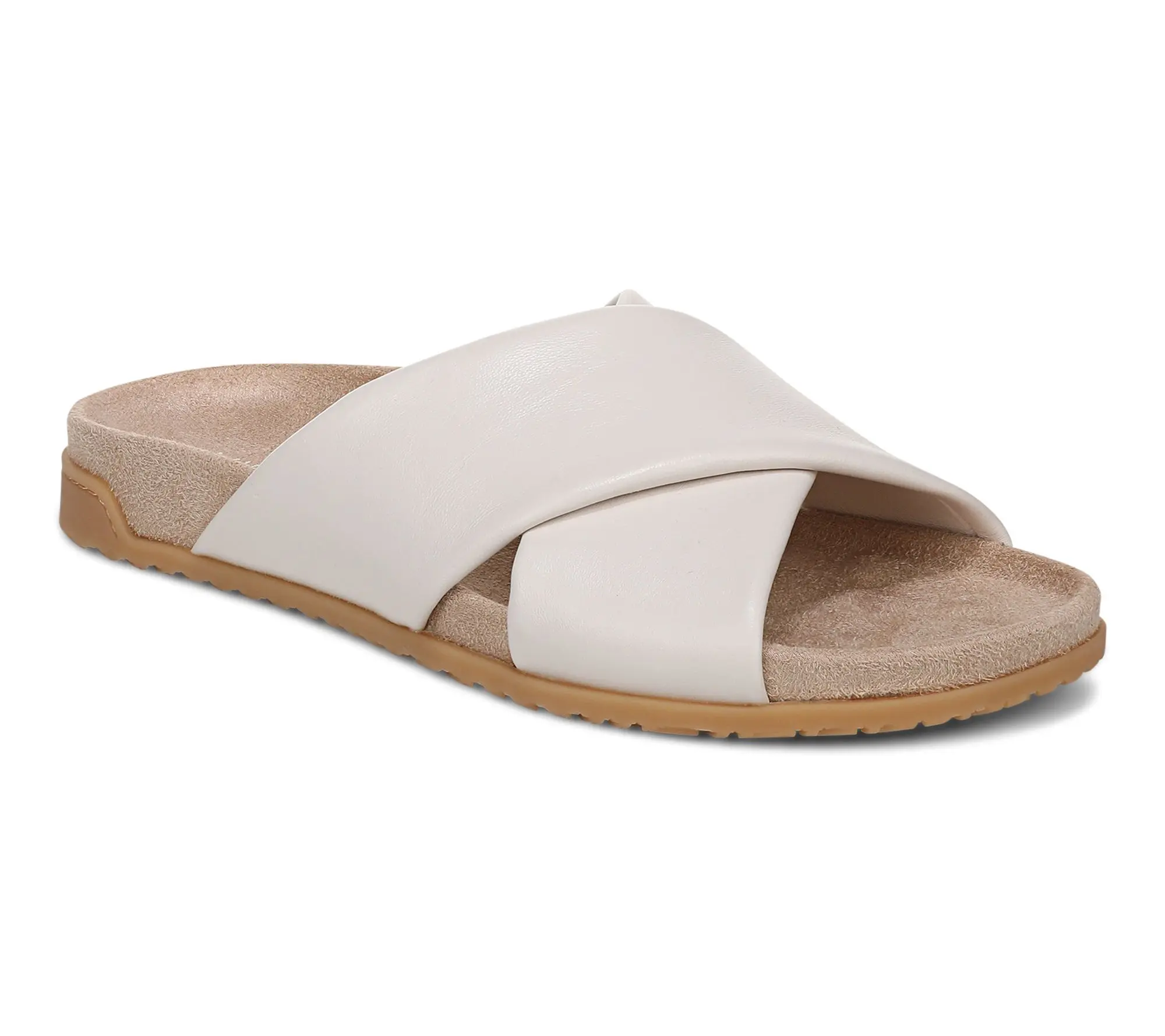 Vionic Leather Slide Sandals - Etna
