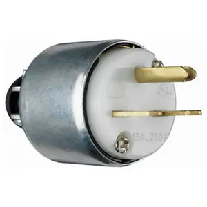 Pass & Seymour PS615PACC20 Armored Plug- 15A- 250V- White