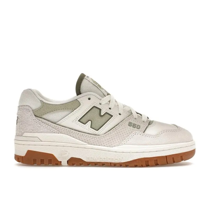 New Balance Women's 550 White Olive Gum, from StockX