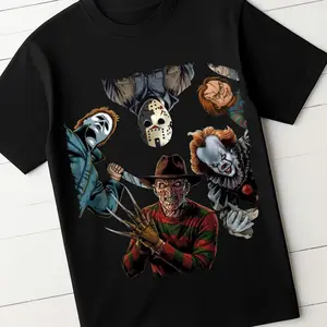 Michael Myers & Jason T-Shirt for man and woman / 100% cotton