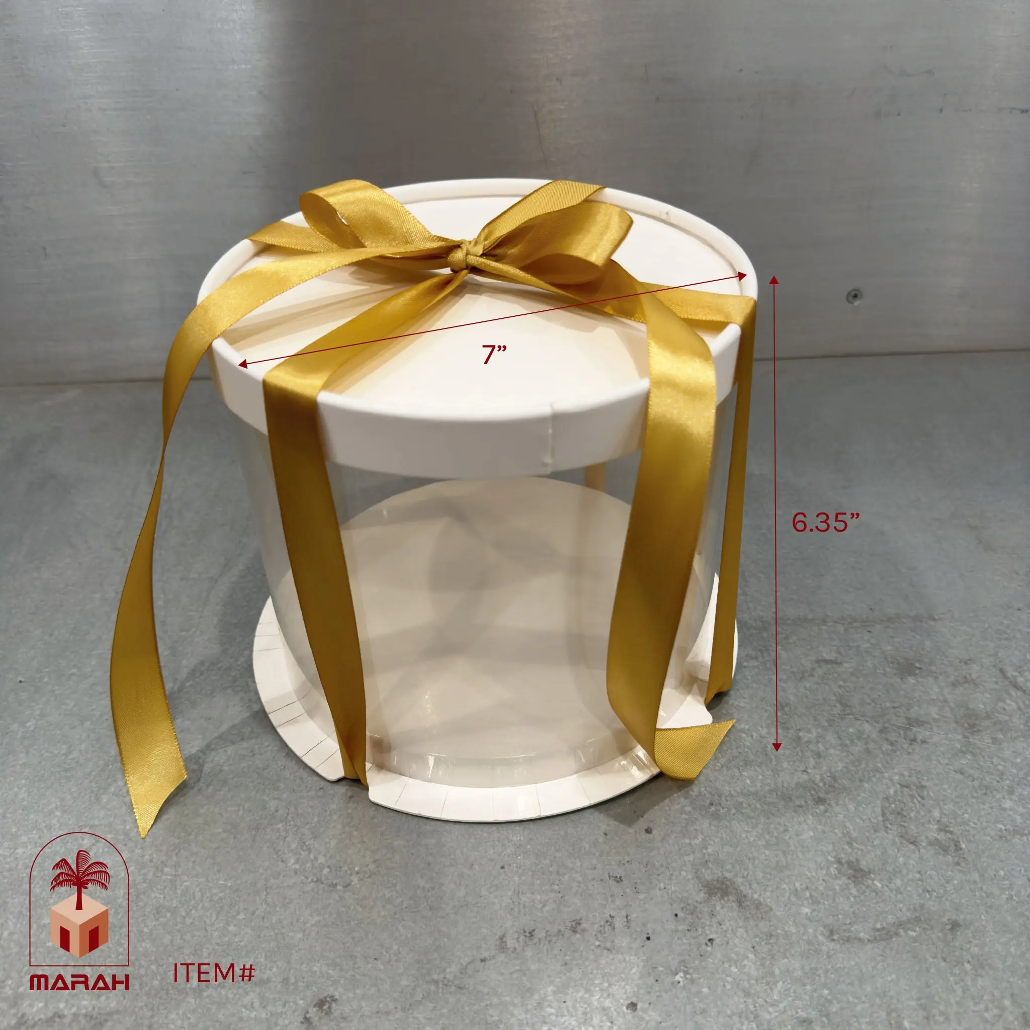 Clear Round Cake Boxes - 50 pcs/case Clear Round Cake Boxes - 50 pcs/case