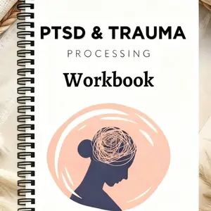 Adult Ptsd & Trauma Handbook, Planning Templates, Cbt Exercises, Self-Journal, Suitable for Ocd & Complex Ptsd, Mental Health Planning Guide
