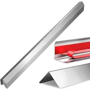 304 Stainless Steel 2x2x48 Inch Wall Corner Guards 10-Pack, Heavy Duty Rounded 90° Angle Metal Corner Protector with Smooth Folded Edge for Wall Protection