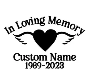 Copy of In Loving Memory Custom Decal TEST