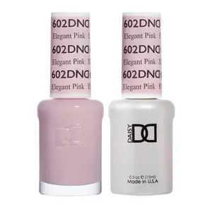 DND 602 Elegant Pink Gel and Lacquer Duo nail care nail art