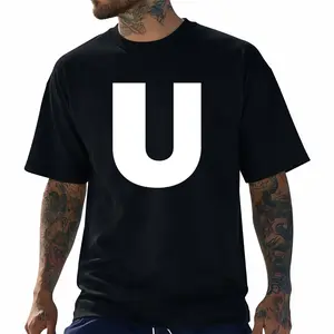 Letter U Capital Alphabet Monogram Initial T-Shirt