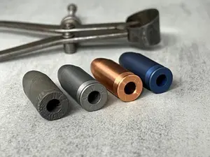 USA Machined Lanyard Beads - Hypoallergenic Titanium & Copper Options for Everyday Carry Accessories - EDC Key Chains & Multipurpose Tools