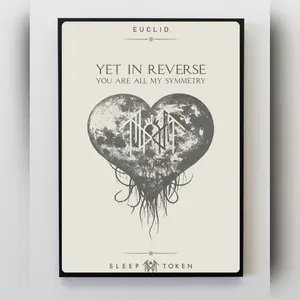 Sleep Token Poster – Euclid Lyrics Print, Take Me Back To Eden Album Wall Art, Music Decor For Fans, Gift For Band Lovers Modern Vibe Wall Poster