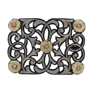 Pavonada Negra Charro Hebilla Buckle