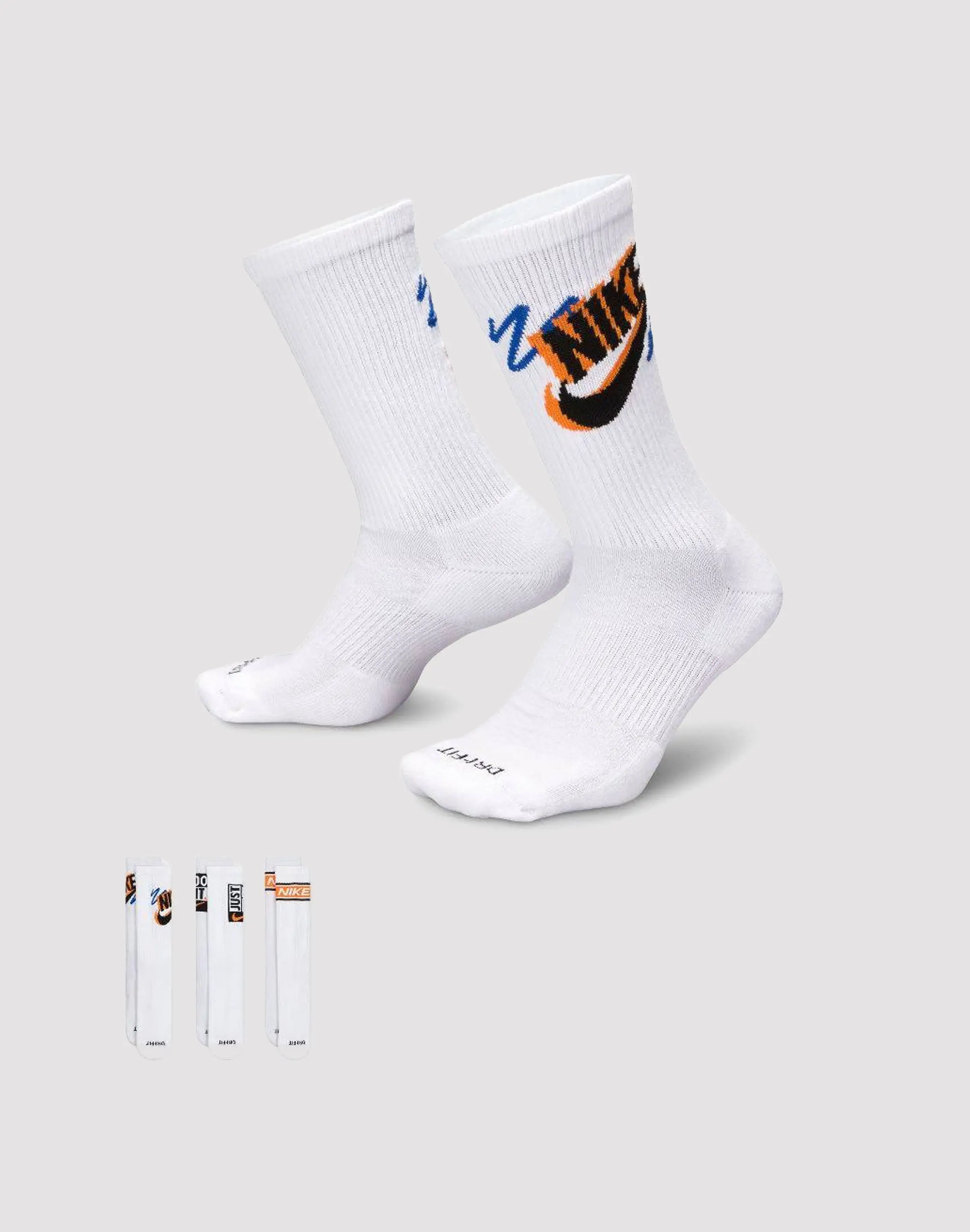 Mens Nike Everyday Plus Crew Socks 3-Pack Mens Nike Everyday Plus Crew Socks 3-Pack