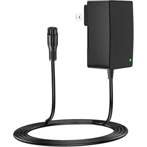 24V 1.5A Replace for Razor MX350 Dirt Bike charger, Electric Scooter Battery Charger Cord for Razor E100 E125 E150 E175 E200 E300, MX400 Dirt Rocket, Dirt Quad, Pocket , Motorcycle, 3-Prong Adapter